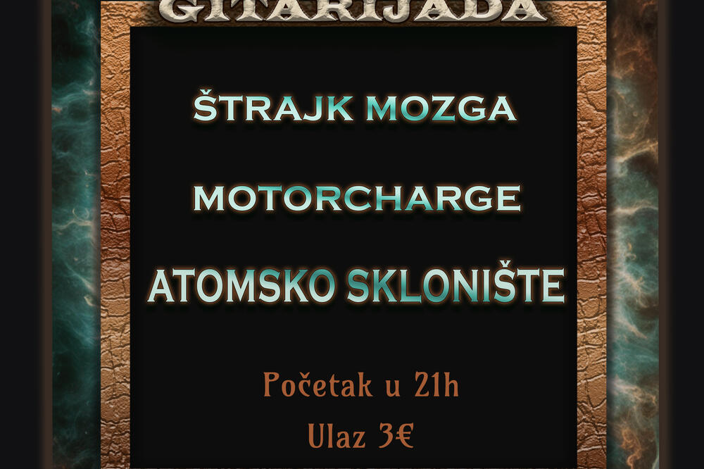 Veče roka i bunta u Morinju