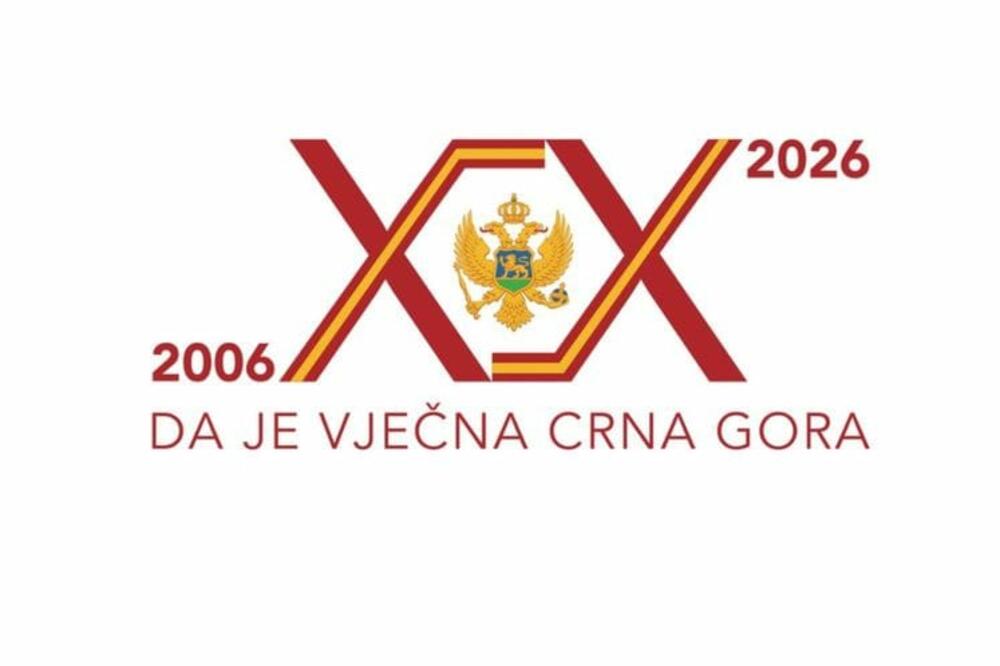 Vlada objavila vizuelni identitet povodom obilježavanja jubileja - 20 godina od obnove nezavisnosti Crne Gore