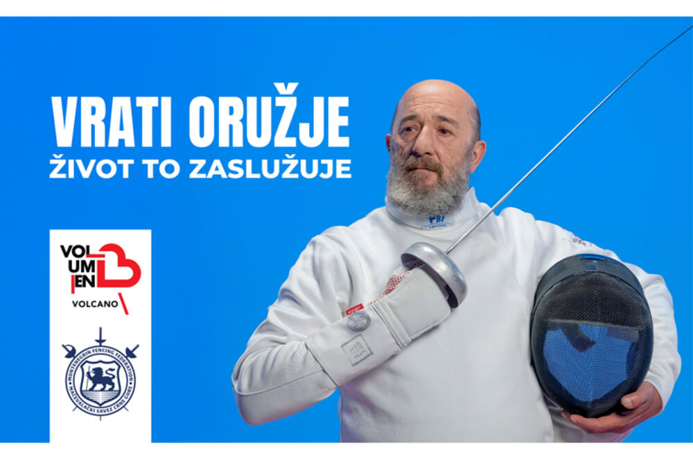 Volumen Volcano i Mačevalački savez CG pokrenuli društveno odgovornu kampanju “Vrati oružje – život to zaslužuje “