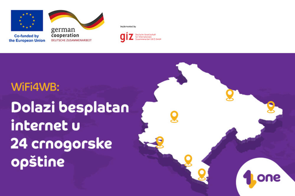 WiFi4WB: Dolazi besplatan internet u 24 crnogorske opštine