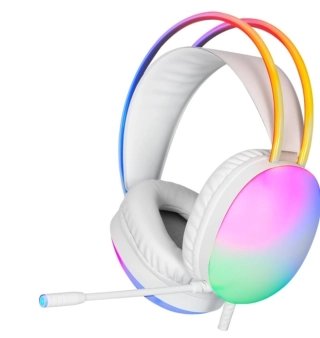 XTRIKE ME GH-511 RGB prozirne gaming slušalice za PC