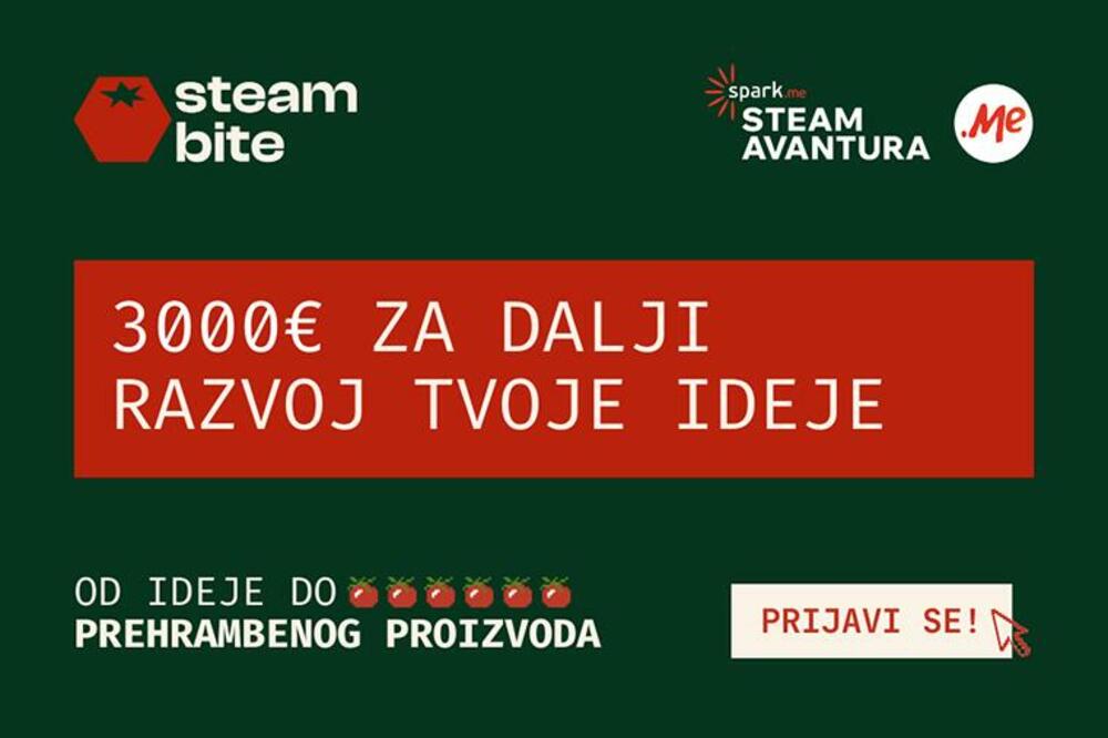 Za najbolju Food tech ideju 3.000 &euro;: Otvorene prijave za STEAMbite takmičarski program