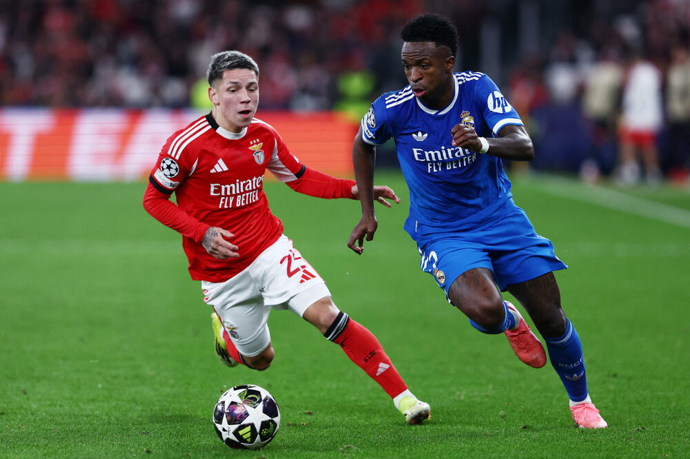 Zbog vrijeđanja Vinisijusa: Fudbaleru Benfike kazna od šest utakmica