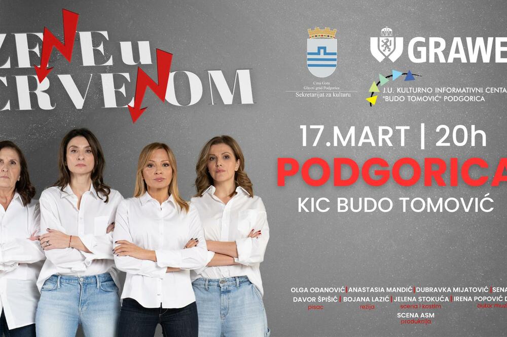 "Žene u crvenom" 17. marta u KIC-u