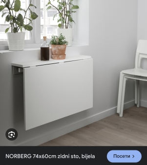 Zidni sto Ikea