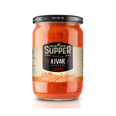 Ajvar uprženi ljuti 680 g Dim-komerc