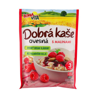 Bona Vita ovsena kaša malina kesa 55 g