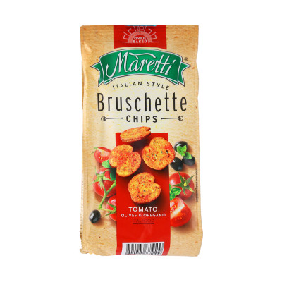 Bruschette paradajz, masline i origano 70 g Maretti