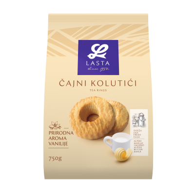 Čajni kolutići classic 750g Lasta