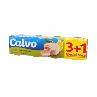 Calvo tinjevina u maslinovom ulju 4x80 g