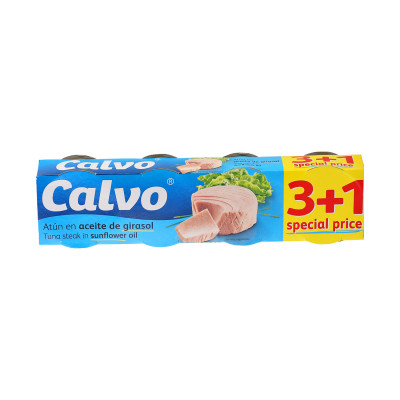 Calvo tuna u biljnom ulju 4x80g