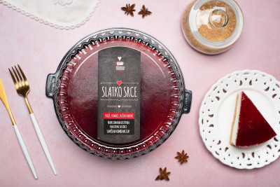Cheesecake tortica 1200g Slatko srce