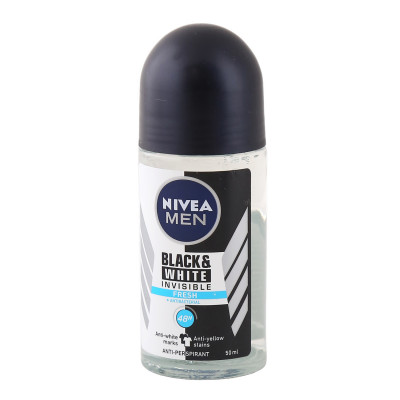 Deo roll on men invisibile black & white fresh 50 ml Nivea