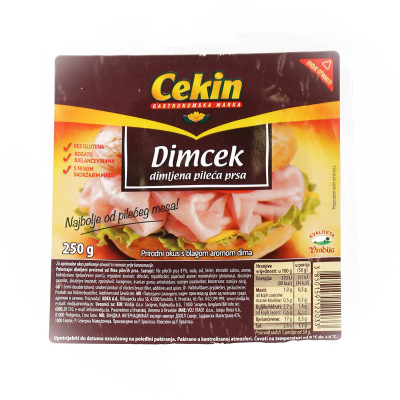 Dimljena pileća prsa Dimček 250 g Cekin