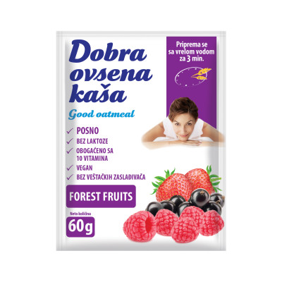 Dobra ovsena kaša šumsko voće 60g
