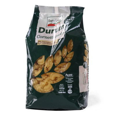 Durum cornetti rigati 400 g Danubius