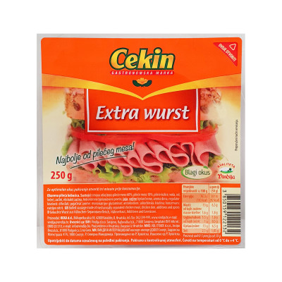 Extra wurst 250 g Cekin