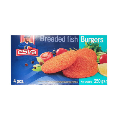 Fishburger riblje pljeskavice 250 g Esva