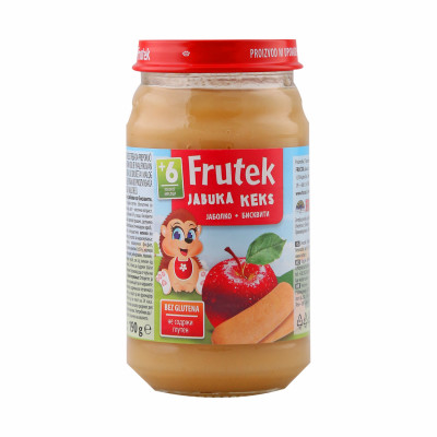 Frutek kašica jabuka piškota 190 g Fructal