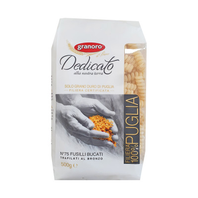 Fusilli bucati bronze 500 g Granoro