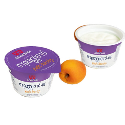 Grčki jogurt 4% bez laktoze 170g Dodoni 111005