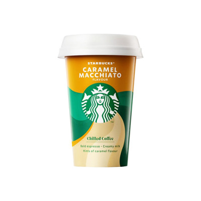 Hladna kafa chilled Caramel macchiato 220ml Starbucks