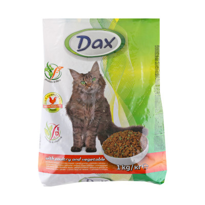 Hrana za mačke - živina 1 kg Dax