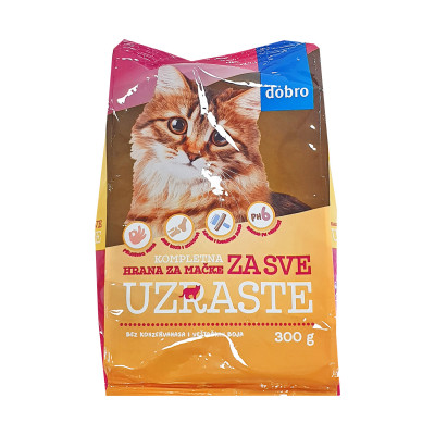 Hrana za mačke 300 g Dobro