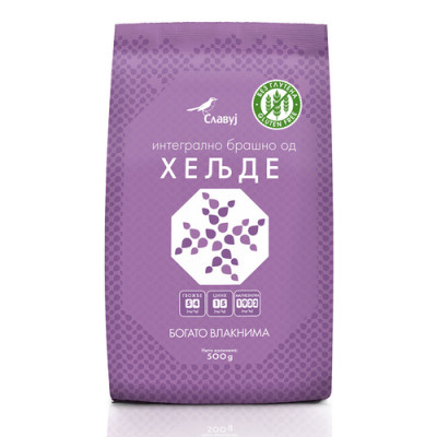 Integralno brašno od heljde bez glutena 500g Slavuj
