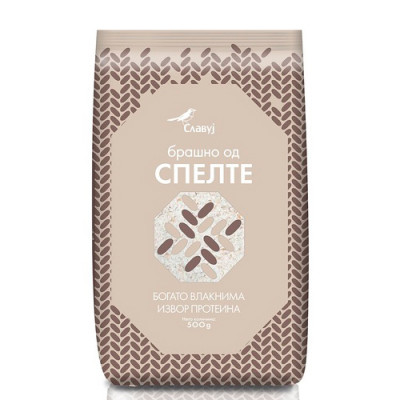 Integralno brašno od spelte 500g Slavuj