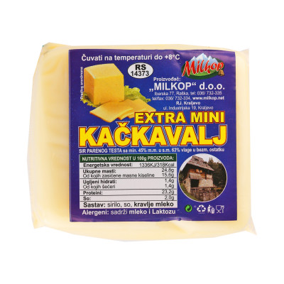Kačkavalj 45% m.m. Milkop