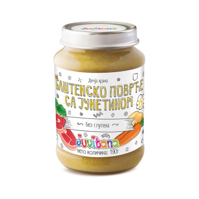 Kašica od povrća sa junetinom 190 g Juvitana