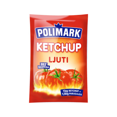 Kečap ljuti 90 g kesa Polimark