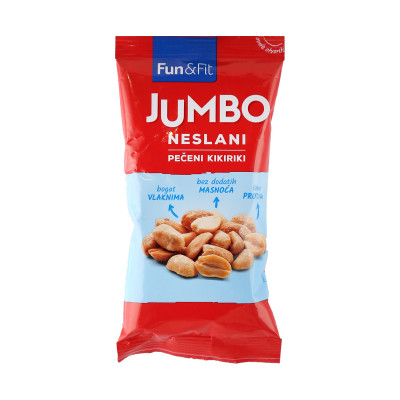 Kikiriki pečeni oljušteni neslani 80 g Fun&Fit Company