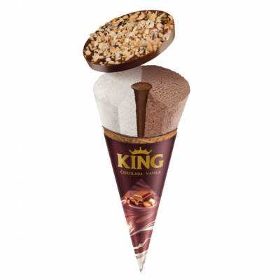 King  kornet čokolada-vanila Frikom