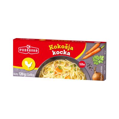 Kokošja kocka 120 g Podravka