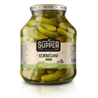 Kornišoni 1600 g Dim-Komerc