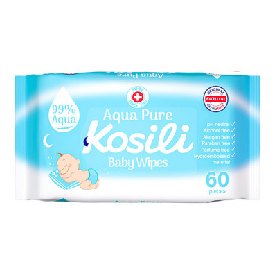 Kosili baby vlažne maramice aqua pure 60/1