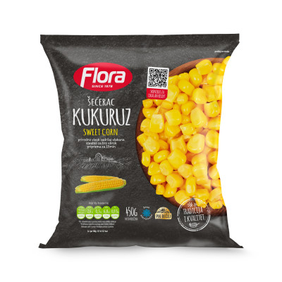 Kukuruz šećerac 450 g (zamrznuto) Flora