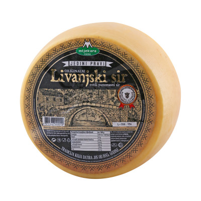 Livanjski sir I klasa tvrdi punomasni Mljekara Livno