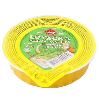 Lovačka pileća pašteta 75 g Ovako