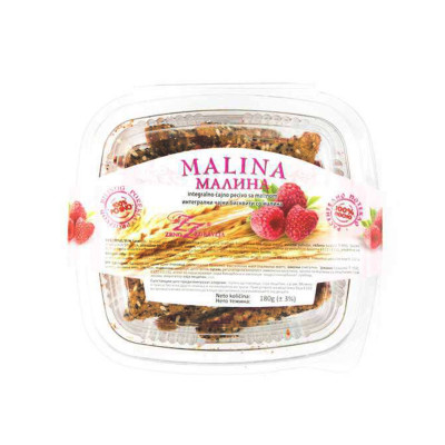 Malina integralno čajno pecivo sa malinom 180 g Zrno zdravlja