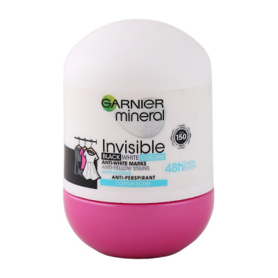 Mineral invisible roll-on cotton scent 50 ml Garnier