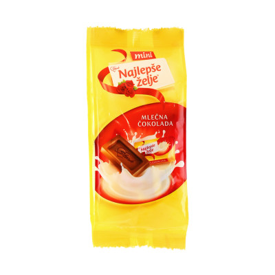 Mini mliječna čokolada 150 g Najlepše želje
