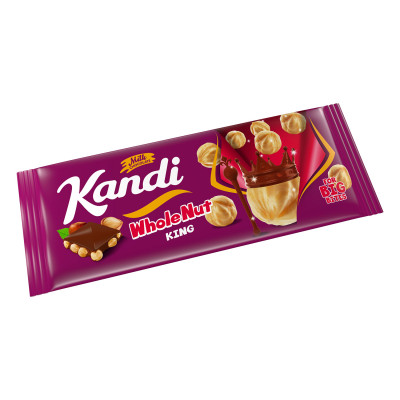 Mliječna čokolada sa cijelim lješnicima Prestige 220 g Kandi