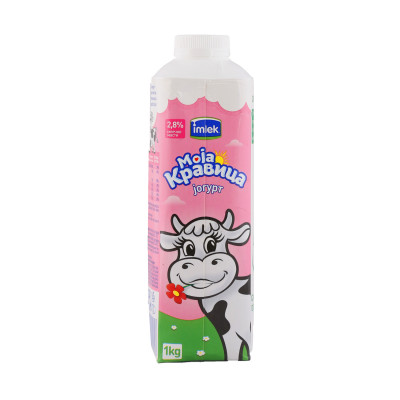 Moja kravica jogurt sa 2.8% mm 1 l Imlek
