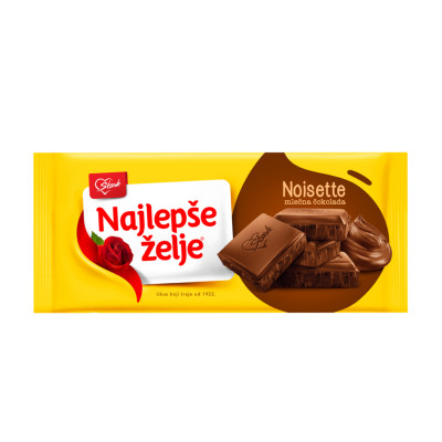 Najlepše Želje čokolada noisette 180g Soko Štark