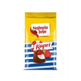 Najlepše želje punjena čokolada kapri 190g Soko Štark