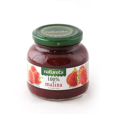 Namaz malina 100 % 215 g Natureta