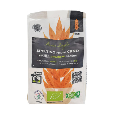 Organsko brašno mljeveno na kamenu t-1100 500 g Naše Dobro